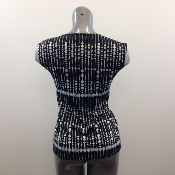 Daniel Laurent Women's V Neck Polka Dot Top Size M - Picture 3 of 6